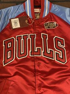 BULLS Finals Mitchell & Ness Special Script Heavyweight Jacket S L XL 2XL