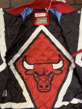 Load image into Gallery viewer, BULLS Finals Mitchell &amp; Ness Special Script Heavyweight Jacket S L XL 2XL