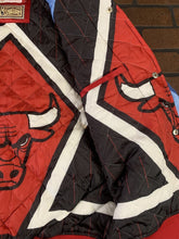 Load image into Gallery viewer, BULLS Finals Mitchell &amp; Ness Special Script Heavyweight Jacket S L XL 2XL