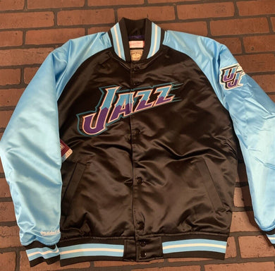 UTAH JAZZ Mitchell & Ness Special Script Heavyweight Jacket S M L 2XL