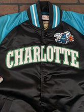 Load image into Gallery viewer, CHARLOTTE HORNETS Mitchell &amp; Ness Special Script Heavyweight Jacket XL
