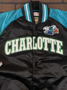 CHARLOTTE HORNETS Mitchell & Ness Special Script Heavyweight Jacket XL