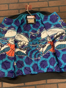 CHARLOTTE HORNETS Mitchell & Ness Special Script Heavyweight Jacket XL
