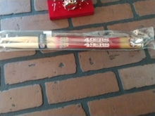 Load image into Gallery viewer, SAN FRANCISCO 49ERS Pair of Unused Woodrow Drumsticks ~Licensed~
