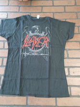 Load image into Gallery viewer, SLAYER - Black Eagle Distressed Women&#39;s T-shirt ~Never Worn~ XXL