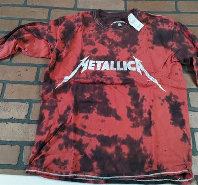 METALLICA - 2022 Red Tie Dye Men's T-shirt ~Licensed / Never Worn~ M L