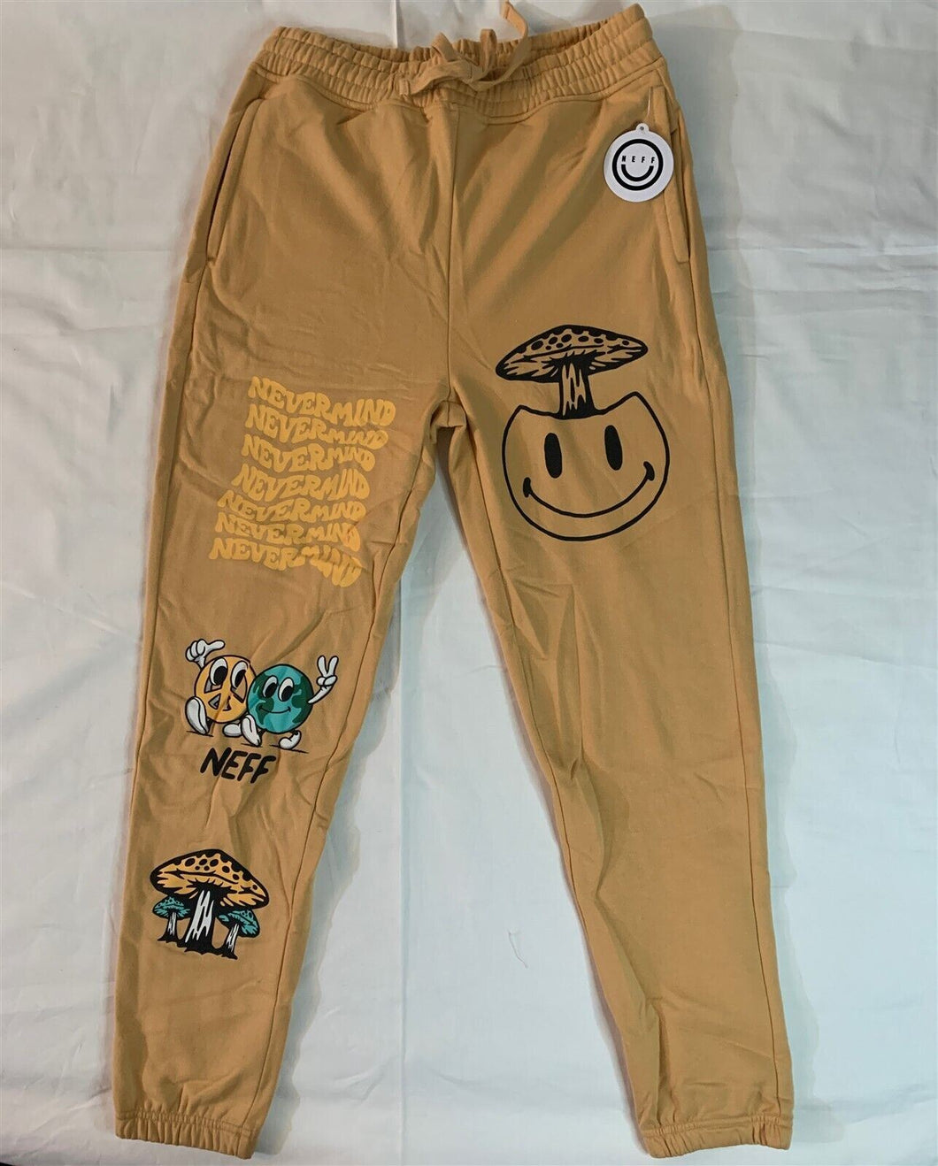 Neff Yellow Sweatpants ~ Never Worn~ S M L XL ~