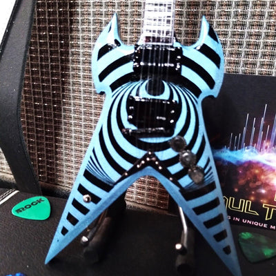 ZAKK WYLDE -Warhammer Pelham Blue Vertigo 1:4 Scale Replica Guitar ~Axe Heaven~