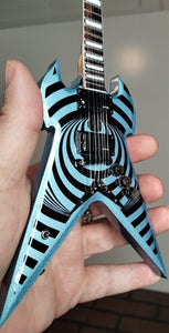 ZAKK WYLDE -Warhammer Pelham Blue Vertigo 1:4 Scale Replica Guitar ~Axe Heaven~