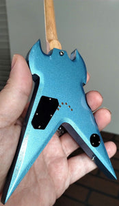 ZAKK WYLDE -Warhammer Pelham Blue Vertigo 1:4 Scale Replica Guitar ~Axe Heaven~