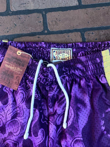 LA LAKERS Mitchell & Ness Swingman CNY 4.0 Basketball Shorts ~Never Worn~