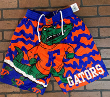 Load image into Gallery viewer, FLORIDA GATORS Mitchell &amp; Ness Jumbotron 2.0 Sublimated Basketball Shorts ~New~