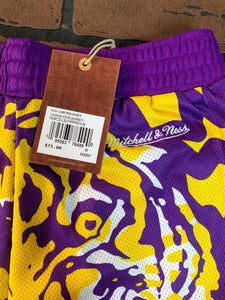 LSU TIGERS Mitchell & Ness Jumbotron 2.0 Basketball Shorts ~New~