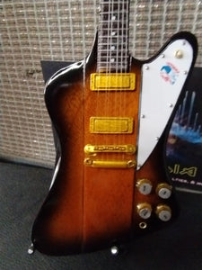 TOM PETTY - GIBSON Firebird V Sunburst 1:4 Scale Replica Guitar ~Axe Heaven~
