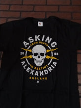 Load image into Gallery viewer, ASKING ALEXANDRIA- From Death to Destiny Skull Bolts Shirt ~Never Worn~ L