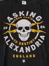 Load image into Gallery viewer, ASKING ALEXANDRIA- From Death to Destiny Skull Bolts Shirt ~Never Worn~ L
