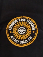 Load image into Gallery viewer, COUNT THE STARS - Albany local 518 Union Logo T-shirt ~Never Worn~ L