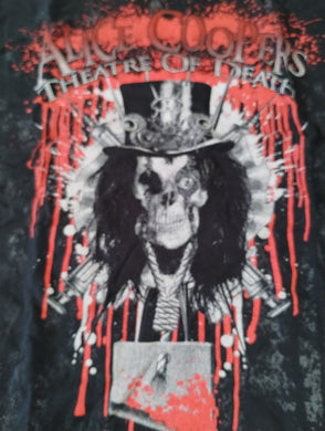 ALICE COOPER - 2009 Bloody Theatre of Death Soft T-shirt ~Never Worn~ 2XL