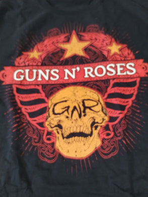 GUNS N' ROSES - 2009/2010 Chinese Democracy Wheat Skull T-shirt ~Never Worn~ XL