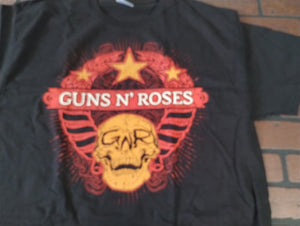 GUNS N' ROSES - 2009/2010 Chinese Democracy Wheat Skull T-shirt ~Never Worn~ XL