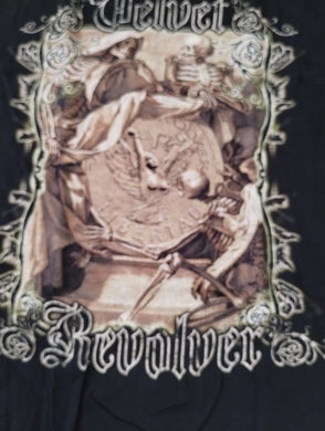 VELVET REVOLVER- 2007 Libertad Coin Black T-shirt ~Never Worn~ M 2XL