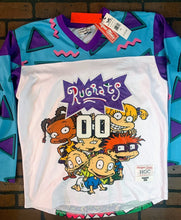 Load image into Gallery viewer, RUGRATS REPTAR Headgear Classics Hockey White Jersey ~Never Worn~ L XL