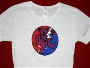 GRATEFUL DEAD - Vintage 1998 Bear w/ Rose T-shirt ~Never Worn~ Youth Small VTG