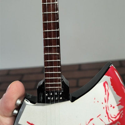 GENE SIMMONS (KISS)- Bloody Signature Axe 1:4 Scale Replica Bass Guitar~Axe Heaven