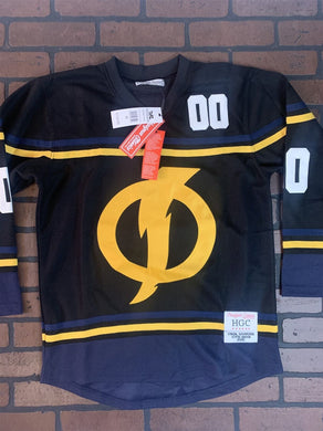 STATIC SHOCK Headgear Classics Black Hockey Jersey ~Never Worn~ M L