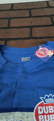 Retro DUBBLE BUBBLE Since 1928 w/ Pud - 2019 Blue T-shirt ~ Never Worn~ M L XL