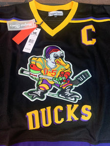 MIGHTY DUCKS (Conway) Headgear Classics Hockey Black Jersey ~Never Worn~ 2XL