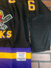 Load image into Gallery viewer, MIGHTY DUCKS (Conway) Headgear Classics Hockey Black Jersey ~Never Worn~ 2XL