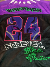 Load image into Gallery viewer, BLACK PANTHER Headgear Classics Hockey Purple/Black Jersey ~Never Worn~ XL