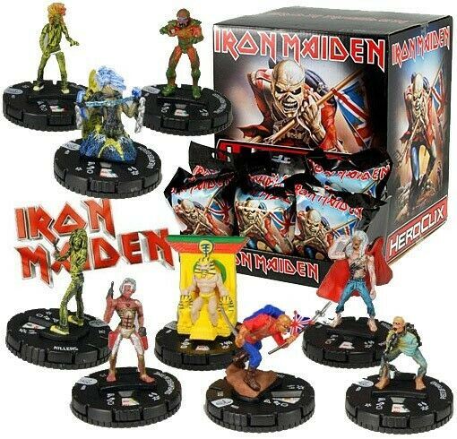 IRON MAIDEN - 2013 HeroClix by Wizkids Complete 9 Piece Set ~New