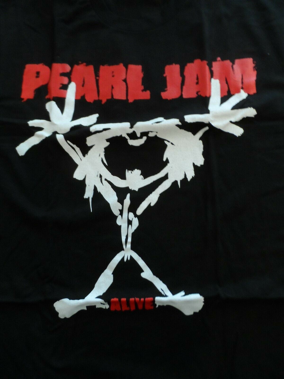 Pearl Jam ALIVE tシャツ Amazon.com: Pearl Jam Stick Man Logo Alive Men's T-Shirt (S