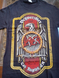 SLAYER 2011 Schmarzbier 666 T-shirt ~Never Worn~ Small