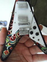 Load image into Gallery viewer, JIMI HENDRIX - Psychedelic Flying V 1:4 Scale Replica Guitar ~Brand New