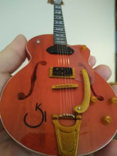 Load image into Gallery viewer, Eddie Cochran - G6120 EC Gretsch Hollow Orange 1:4 Scale Replica Guitar ~New~