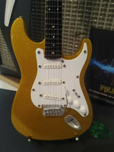 Load image into Gallery viewer, Metallic Gold Fender Strat 1:4 Scale Replica Guitar ~Axe Heaven