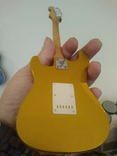 Load image into Gallery viewer, Metallic Gold Fender Strat 1:4 Scale Replica Guitar ~Axe Heaven