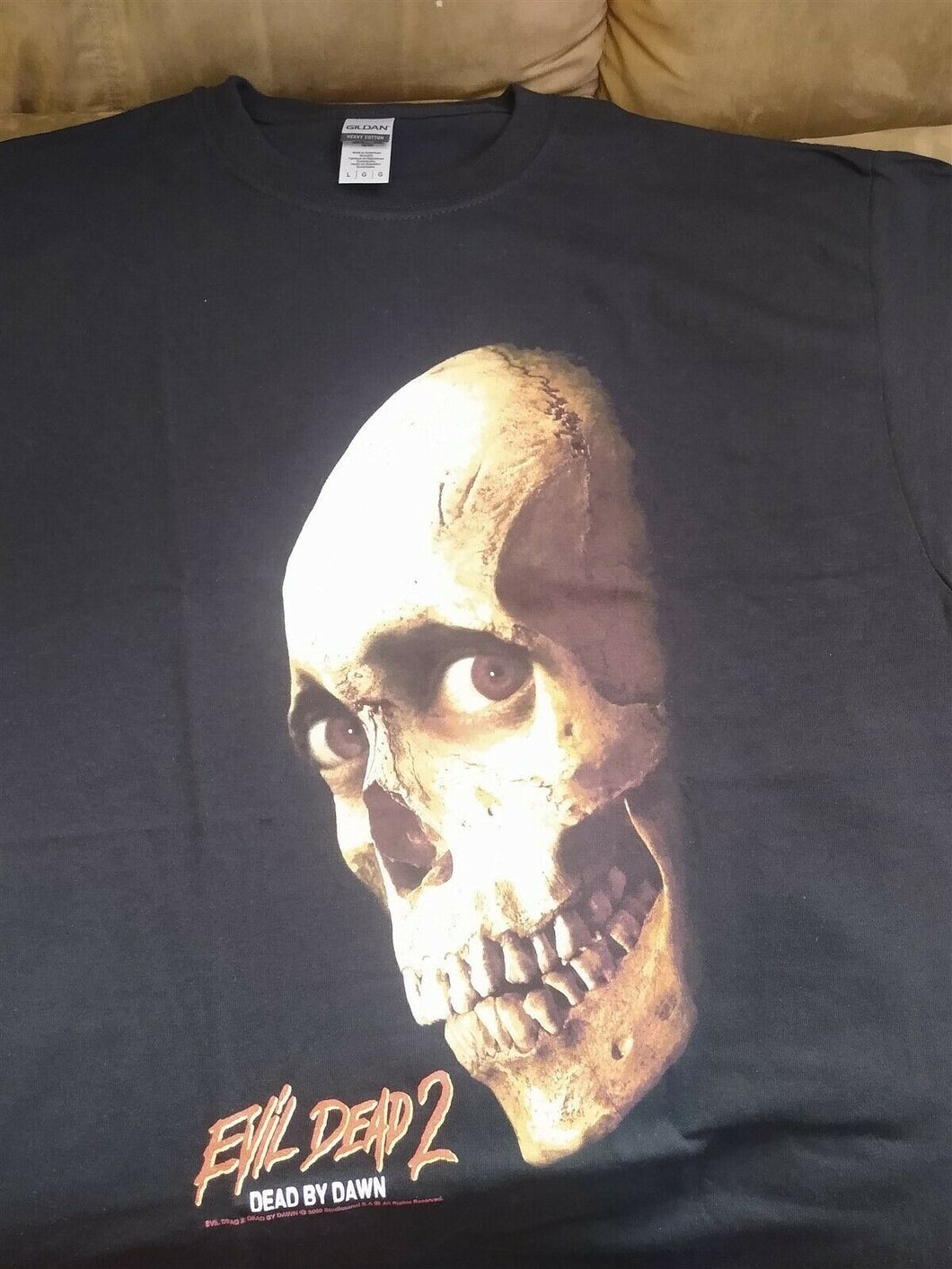 EVIL DEAD II Dead By Dawn Classic Movie Poster T-Shirt ~Never Worn~ L/XL