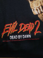 Load image into Gallery viewer, EVIL DEAD II Dead By Dawn Classic Movie Poster T-Shirt ~Never Worn~ L/XL