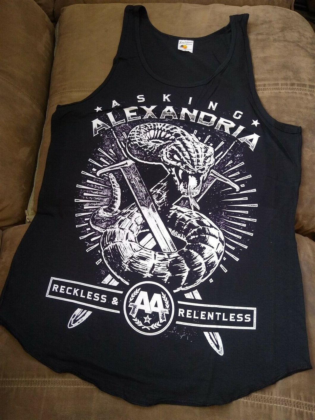 ASKING ALEXANDRIA- Reckless & Relentless Tank Top Shirt ~Never Worn~ M/XL