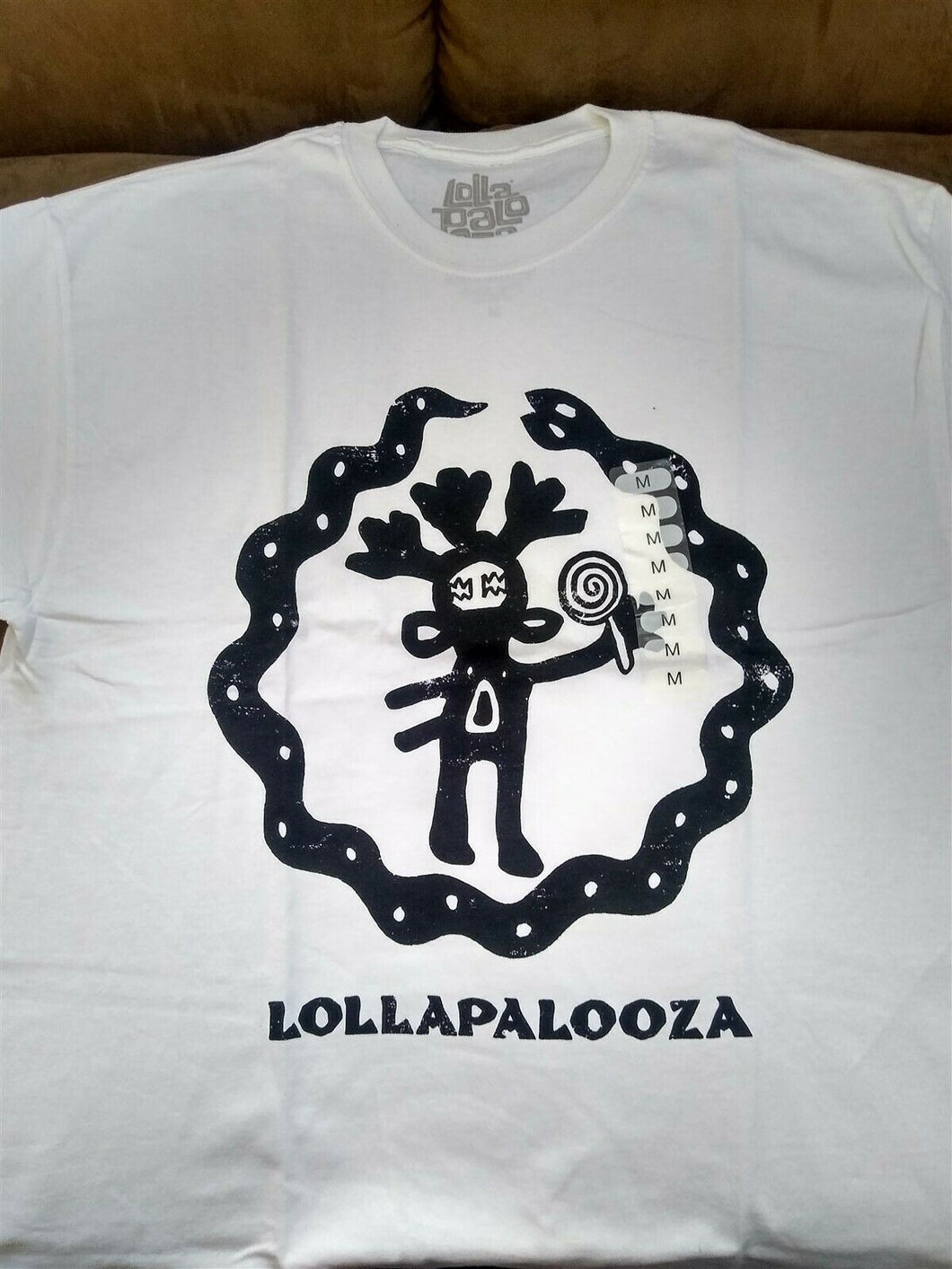 2016 Lollapalooza Snake Man Men's T-shirt ~Never Worn~ Medium