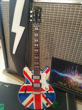 Load image into Gallery viewer, NOEL GALLAGHER (OASIS)-Union Jack Supernova 1:4 Scale Replica Guitar~New in Box~