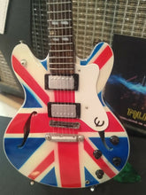 Load image into Gallery viewer, NOEL GALLAGHER (OASIS)-Union Jack Supernova 1:4 Scale Replica Guitar~New in Box~