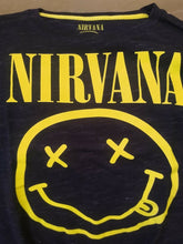 Load image into Gallery viewer, NIRVANA - 2017 Smiley Long Sleeve Women&#39;s T-shirt (Sweater)~Never Worn~ S