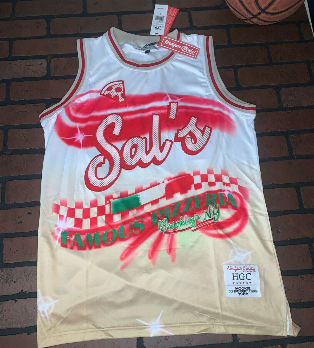 SAL'S PIZZA Headgear Classics Basketball Jersey ~Never Worn~ M L XL