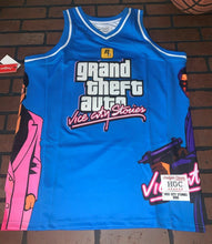 Load image into Gallery viewer, GRAND THEFT AUTO VICE CITY Headgear Classics Basketball Jersey ~Never Worn~ L