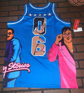 GRAND THEFT AUTO VICE CITY Headgear Classics Basketball Jersey ~Never Worn~ L